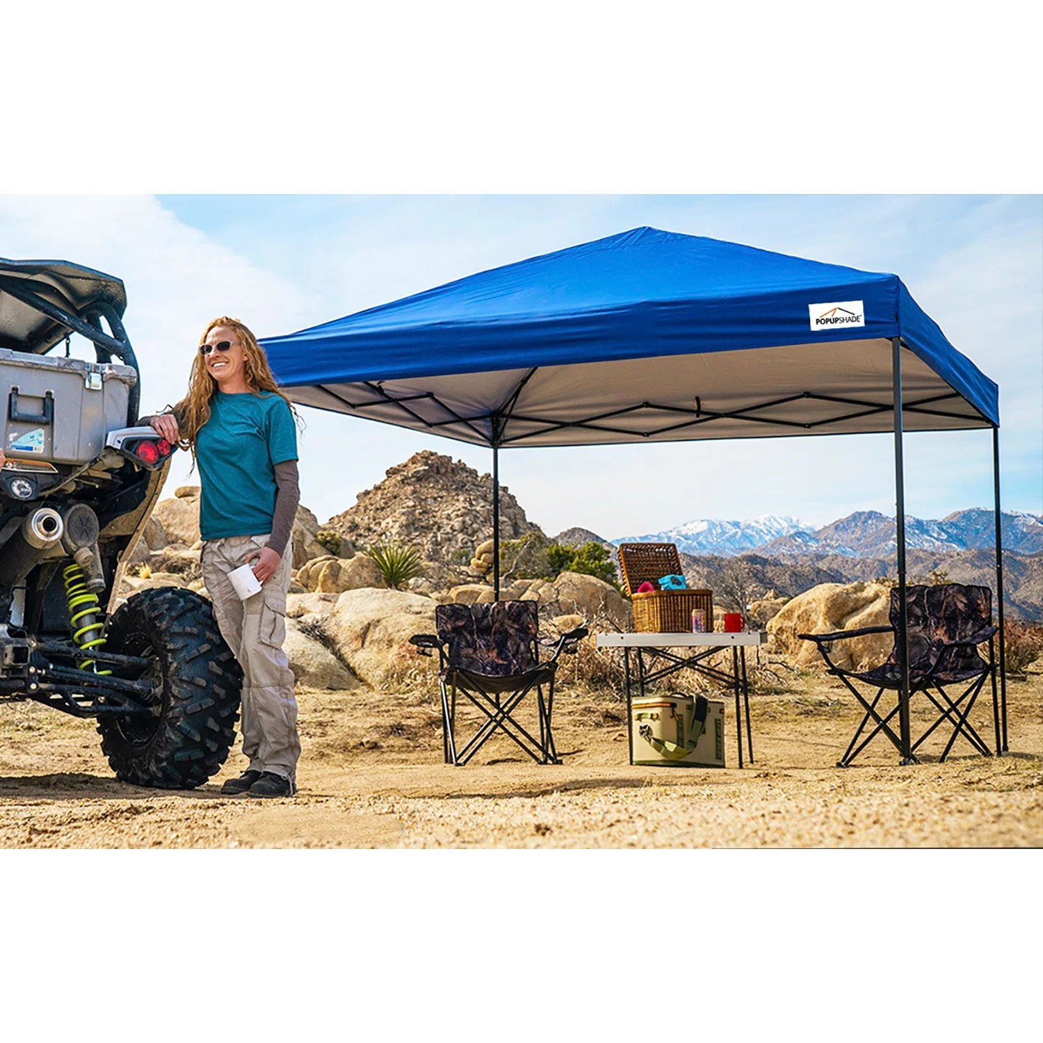 Personal-Shelter 10'x10' Pop Up Canopy, One-Person Setup with Wheel-Bag & Spikes | Sam's Club