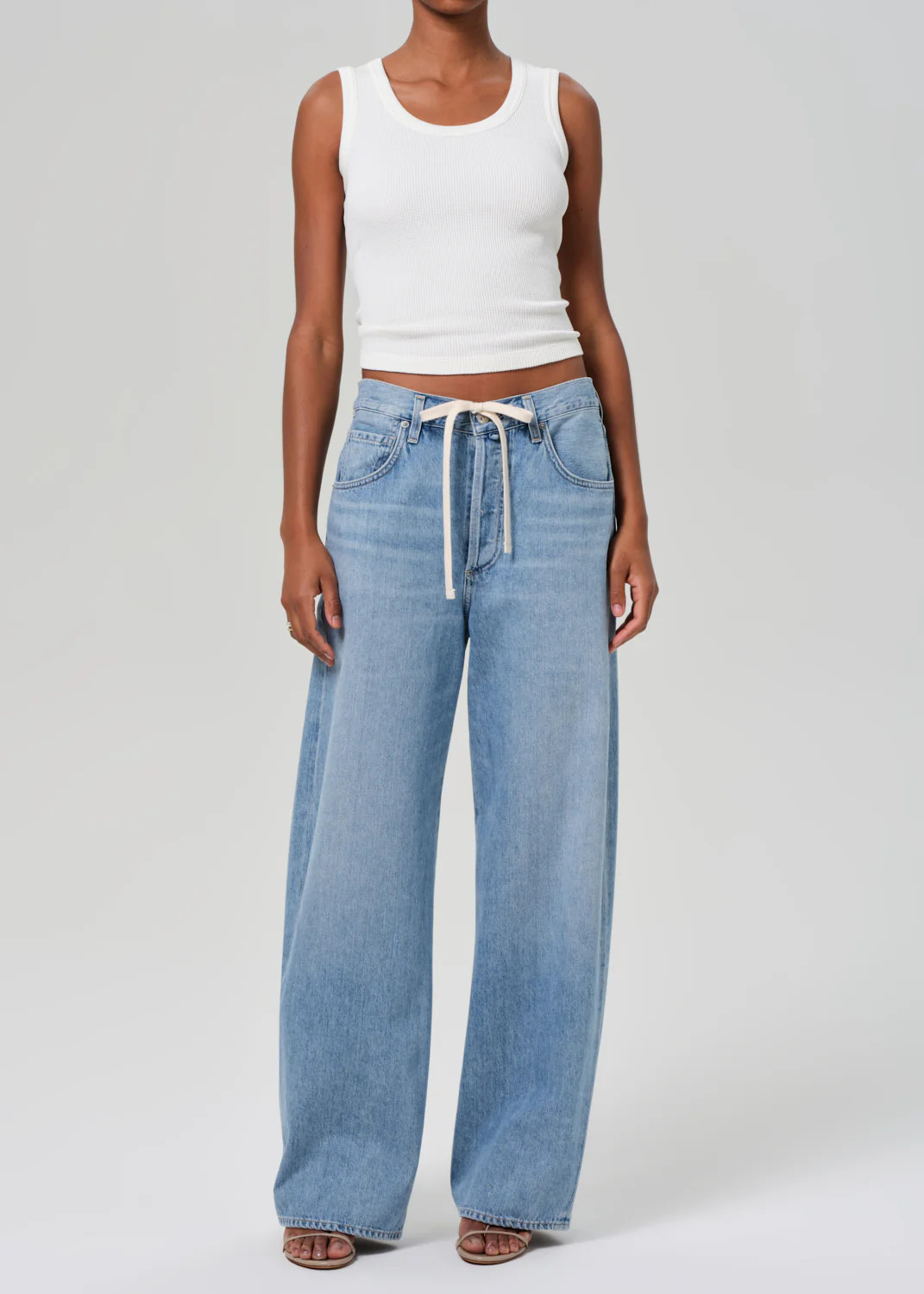 Brynn Drawstring Trouser in Blue Lace | Citizens of Humanity