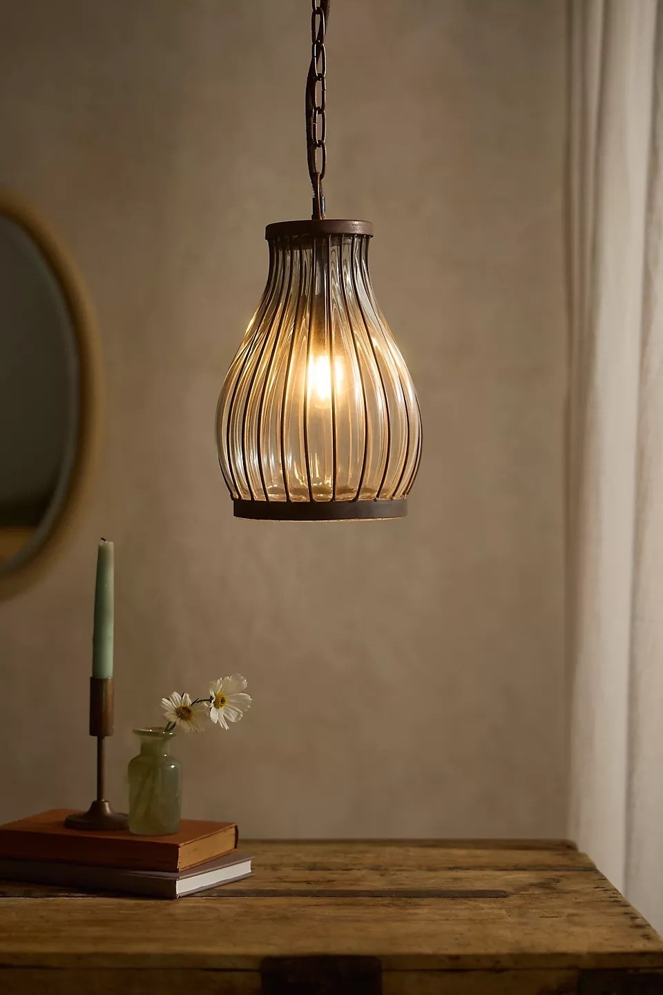 Striped Iron Pendant Light

#LTKHome