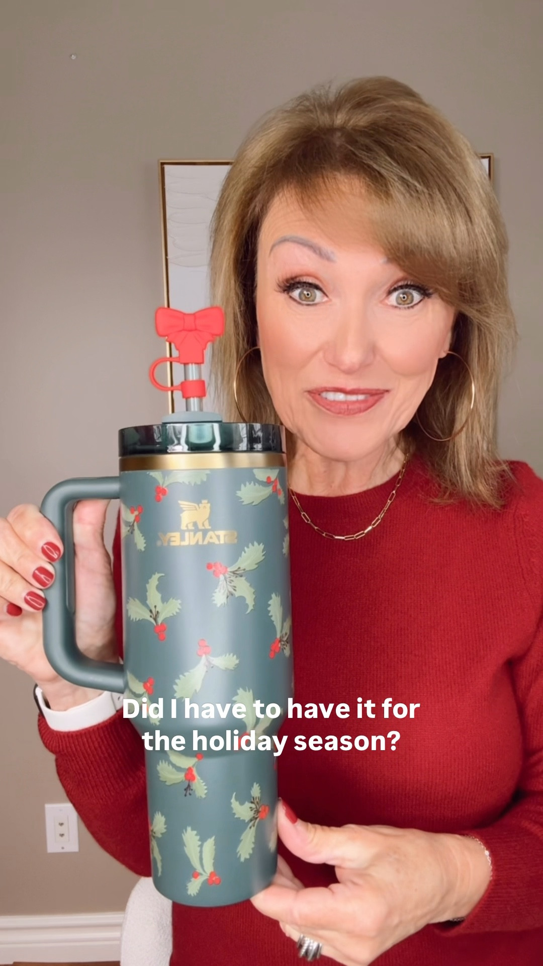 Do I really need another water bottle? No, not really. But I couldn’t resist having this for the holiday season! I will link this exact one, but there is another great option in a candy cane stripe that I will also link - as well as the straw cover! 

Makes an awesome gift too!! 

#LTKSeasonal #LTKHoliday #LTKGiftGuide