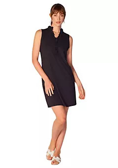G LIFESTYLE Sleeveless Double Ruffle Dress | Belk