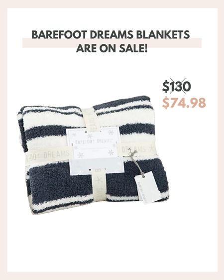 Barefoot Dreams blankets are on sale!! Usually $130 and on sale for $75.98! These make a great gift!

#LTKhome #LTKHoliday #LTKsalealert