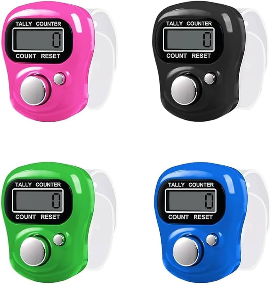 Electronic Finger Counter,5 Digit LCD Electronic Digital Display Finger Hand Tally Counter Counti... | Amazon (US)