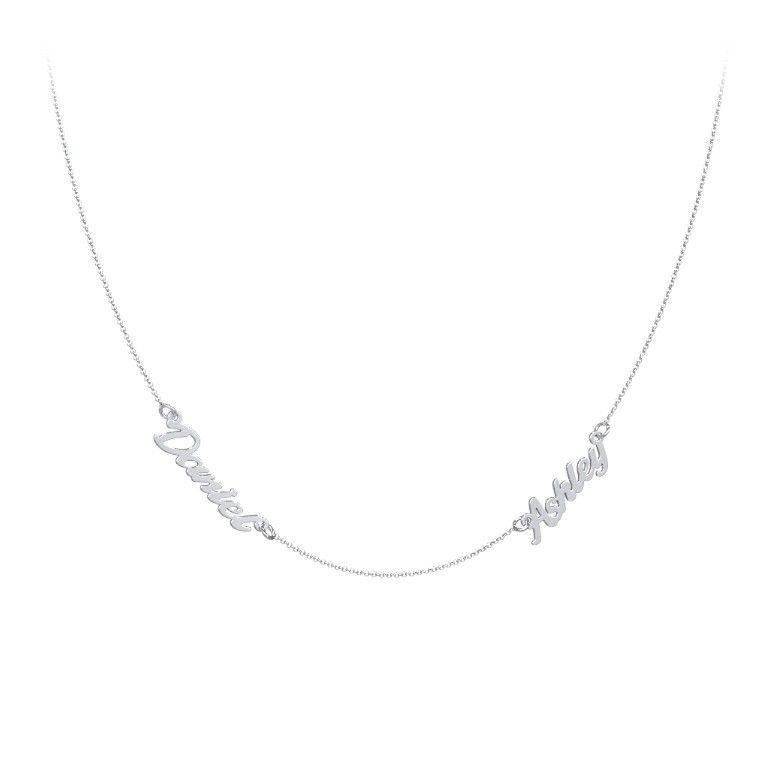 Dainty Personalized Two Name Necklace | Jewlr