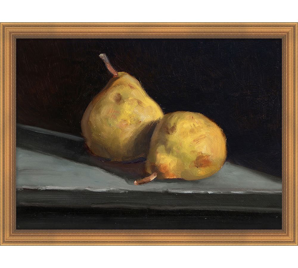 Pears Still Life Framed Canvas | Pottery Barn (US)