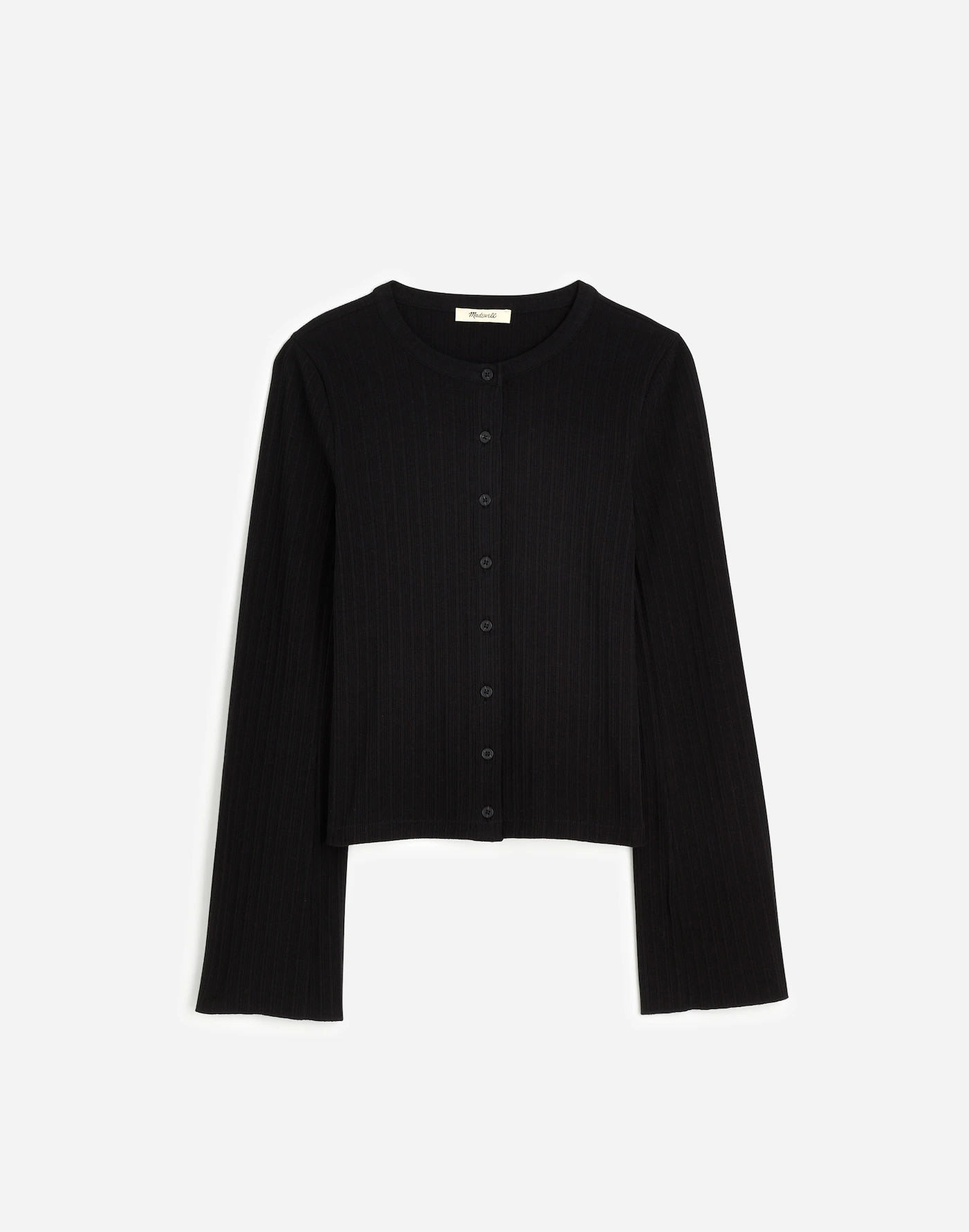 Cotton Flared-Sleeve Cardigan | Madewell