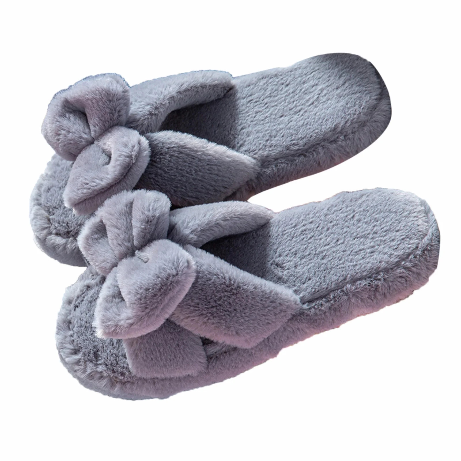 iOPQO Slippers For Women Indoor House Slippers Indoor Cotton Slipper Home Shoes Women's Soft Warm... | Walmart (US)