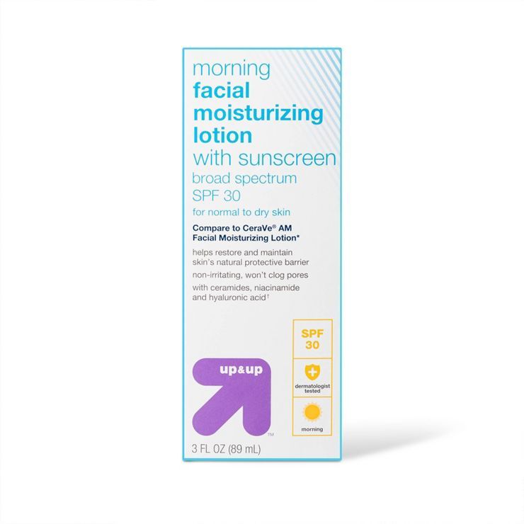 Morning Facial Moisturizing Lotion with Sunscreen SPF 30 - 3 fl oz - up & up™ | Target