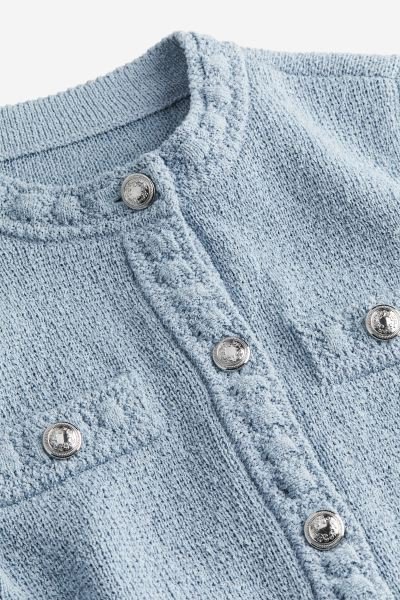 Textured-knit cardigan | H&M (UK, MY, IN, SG, PH, TW, HK)