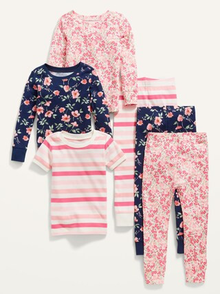 Unisex 6-Piece Pajama Set for Toddler & Baby | Old Navy (US)