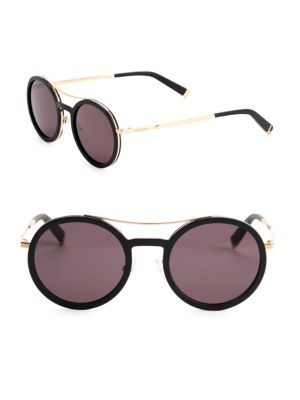 Oblo 49MM Round Sunglasses | Saks Fifth Avenue