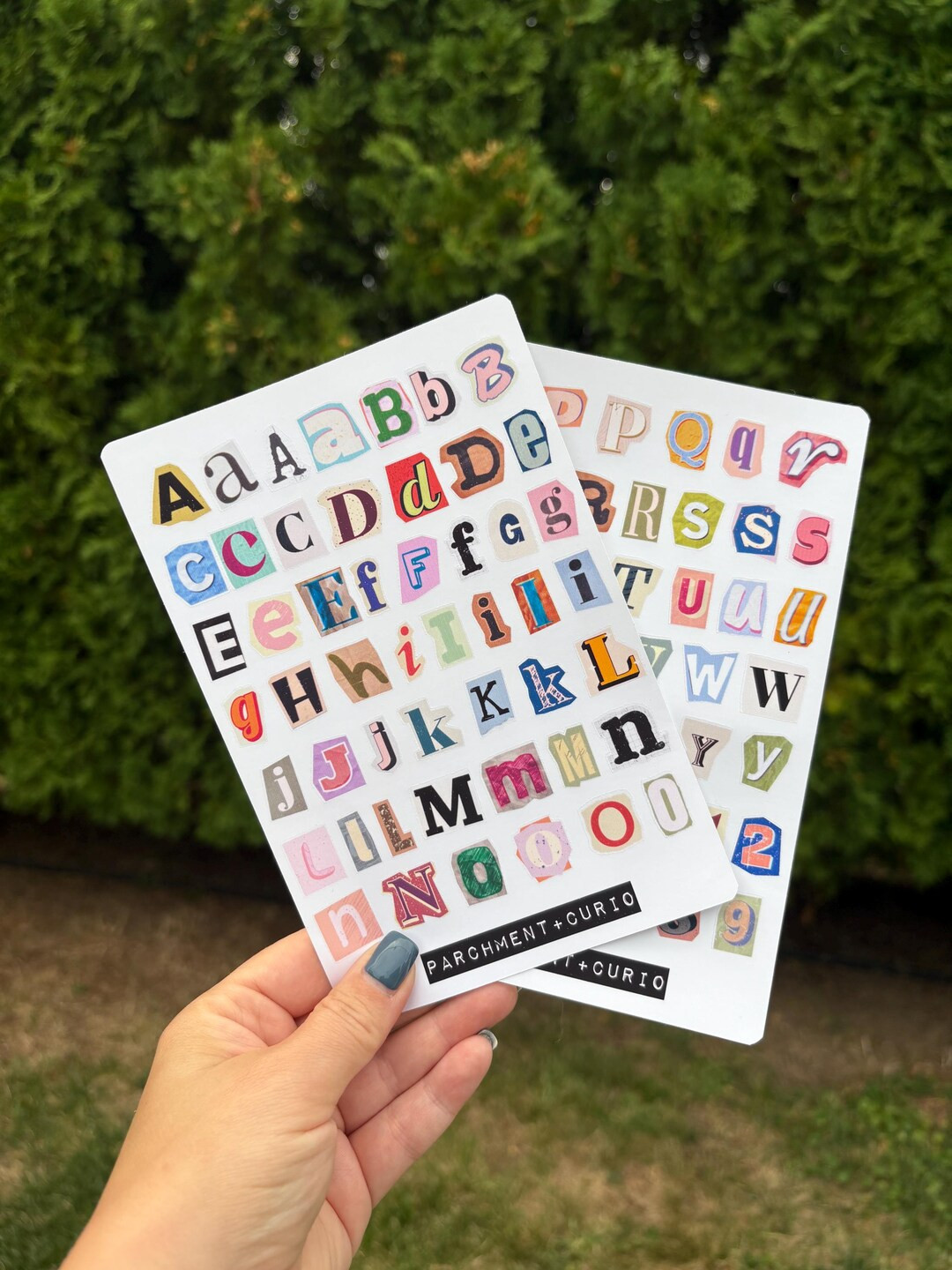 Vintage-inspired Ransom Note Stickers for Junk Journals, Scrapbooks, DIY Projects - 80 Unique Sti... | Etsy (US)