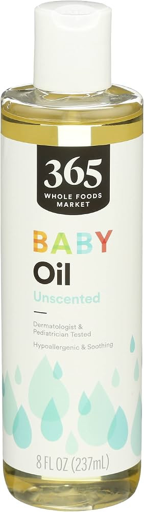365 by Whole Foods Market, Baby Oil, 8 Fl Oz | Amazon (US)