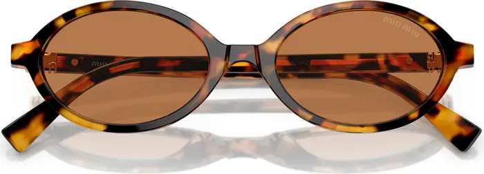 Miu Miu 50mm Oval Sunglasses | Nordstrom | Nordstrom