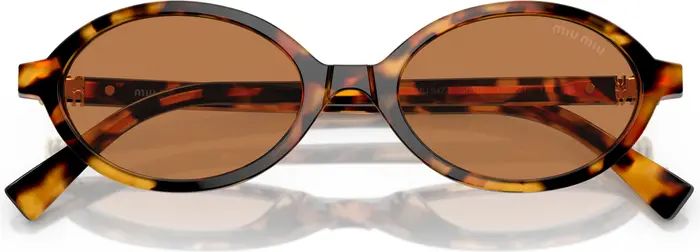 Miu Miu 50mm Oval Sunglasses | Nordstrom | Nordstrom