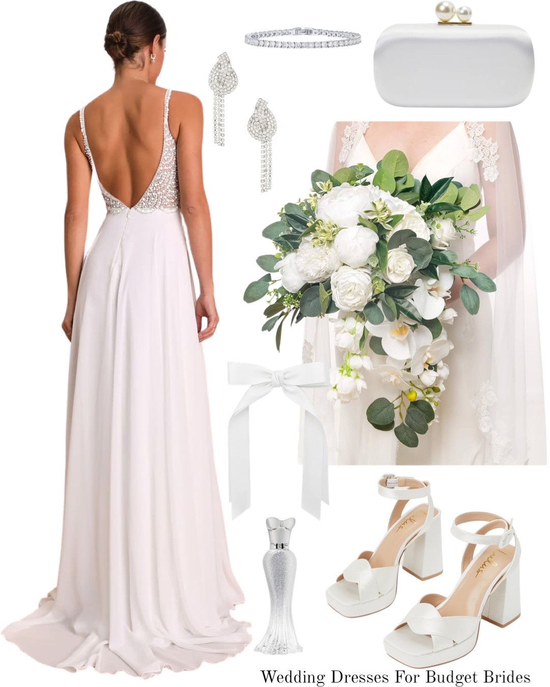 White wedding day outfit idea for the bride to be. From Lulus, Amazon, and Revolve. 

2025 spring fashion trend. Spring wedding. Spring outfit. White dress. Elopement dress. Bride dress. Prom dress. 

#LTKwedding #LTKstyletip

#LTKFindsUnder100 #LTKFindsUnder50 #LTKSeasonal