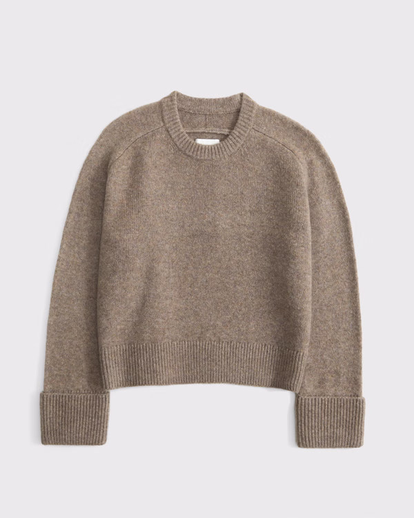 The A&F Madeline Crew Sweater | Abercrombie & Fitch (US)