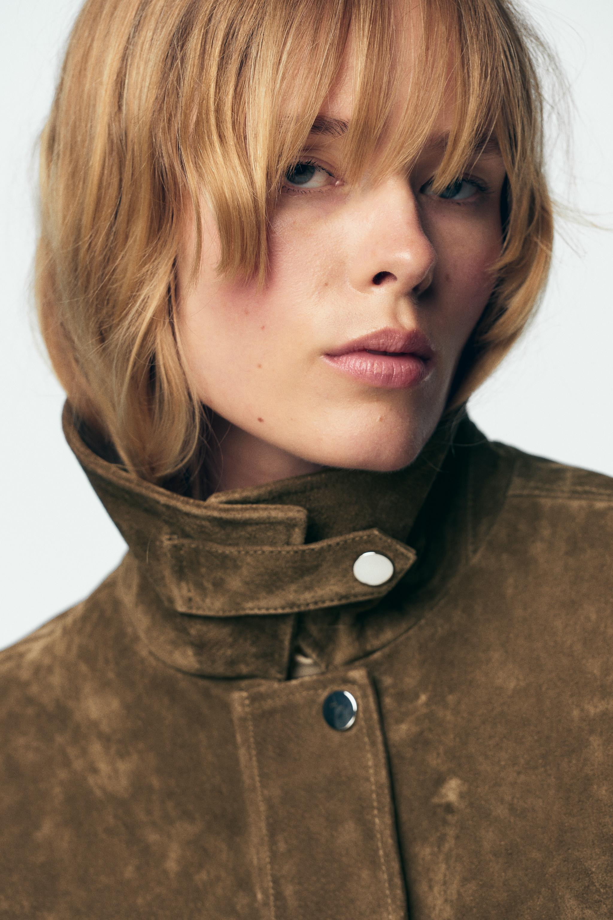 100% LEATHER BOMBER JACKET | Zara UK