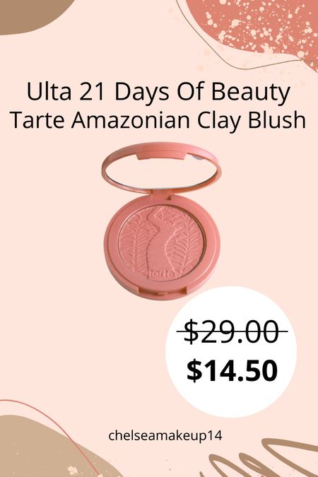 Ulta 21 Days Of Beauty // Tarte Amazonian Clay Blush 

#LTKsalealert #LTKbeauty