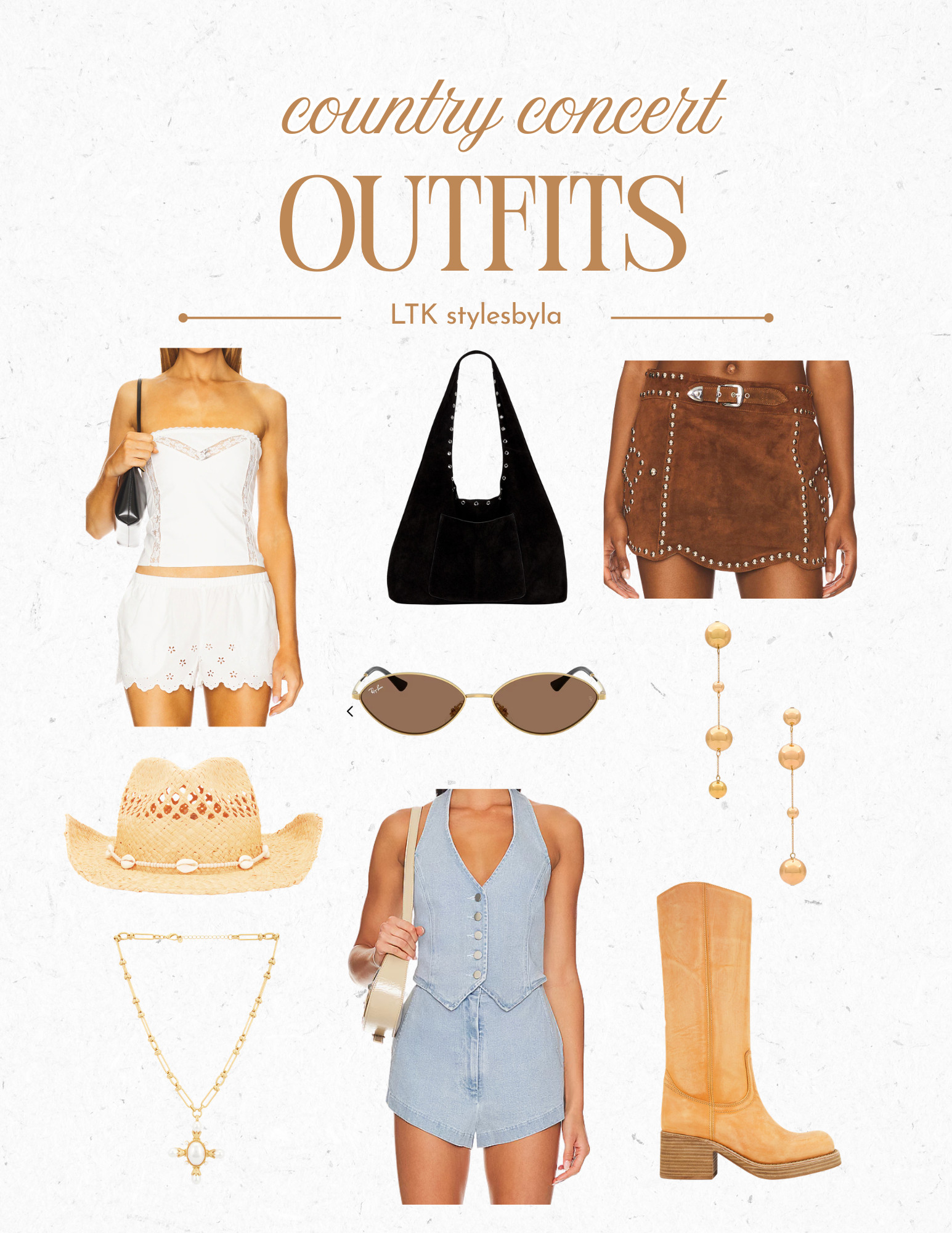 country concert edit! Perfect for festivals also. 
-western outfit, country concert outfit, spring outfits 2026, revolve, boho western, festival outfit, western style, cowgirl boots, cowgirl hat, necklace, skirt, country outfit 

 #LTKFestival #LTKootd #LTKTravel