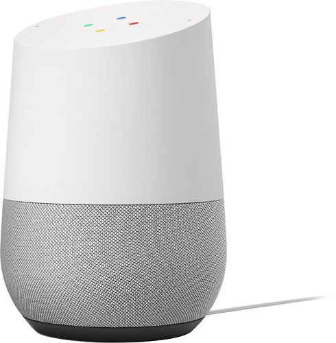 Home - Smart Speaker with Google Assistant - White/Slate | Best Buy U.S.