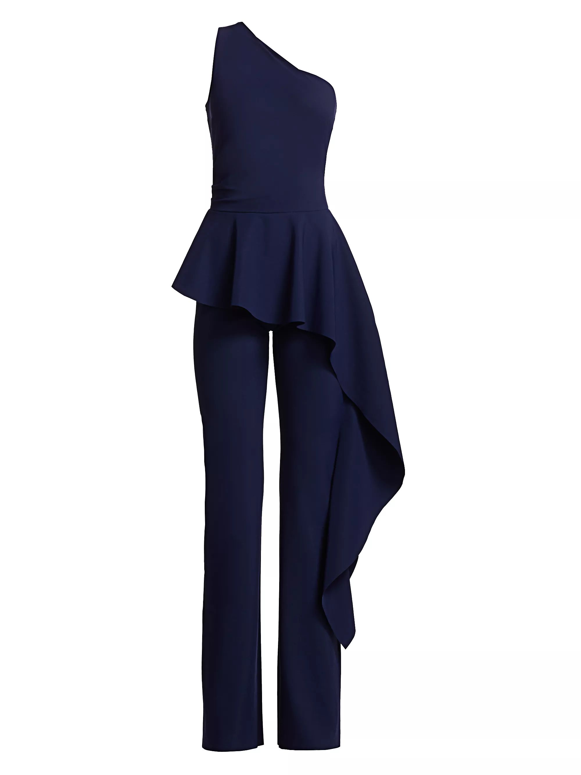 Kincso One-Shoulder Peplum Jumpsuit | Saks Fifth Avenue