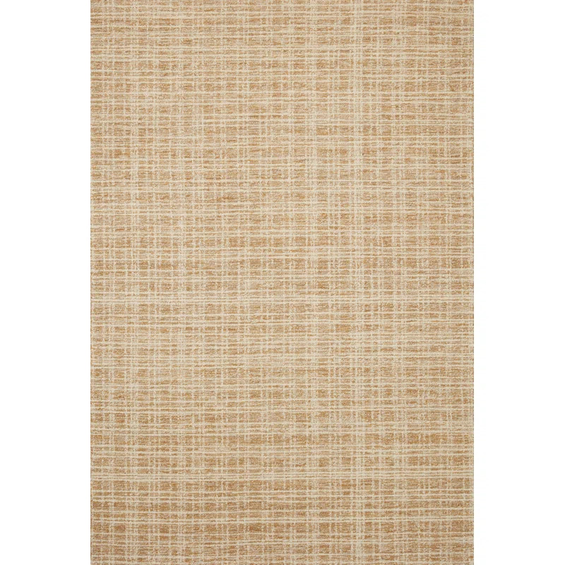 Chris Loves Julia x Loloi Polly Checkered Straw/Ivory Area Rug | Wayfair Professional