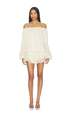 The Bekk Elora Dress in Ivory from Revolve.com | Revolve Clothing (Global)