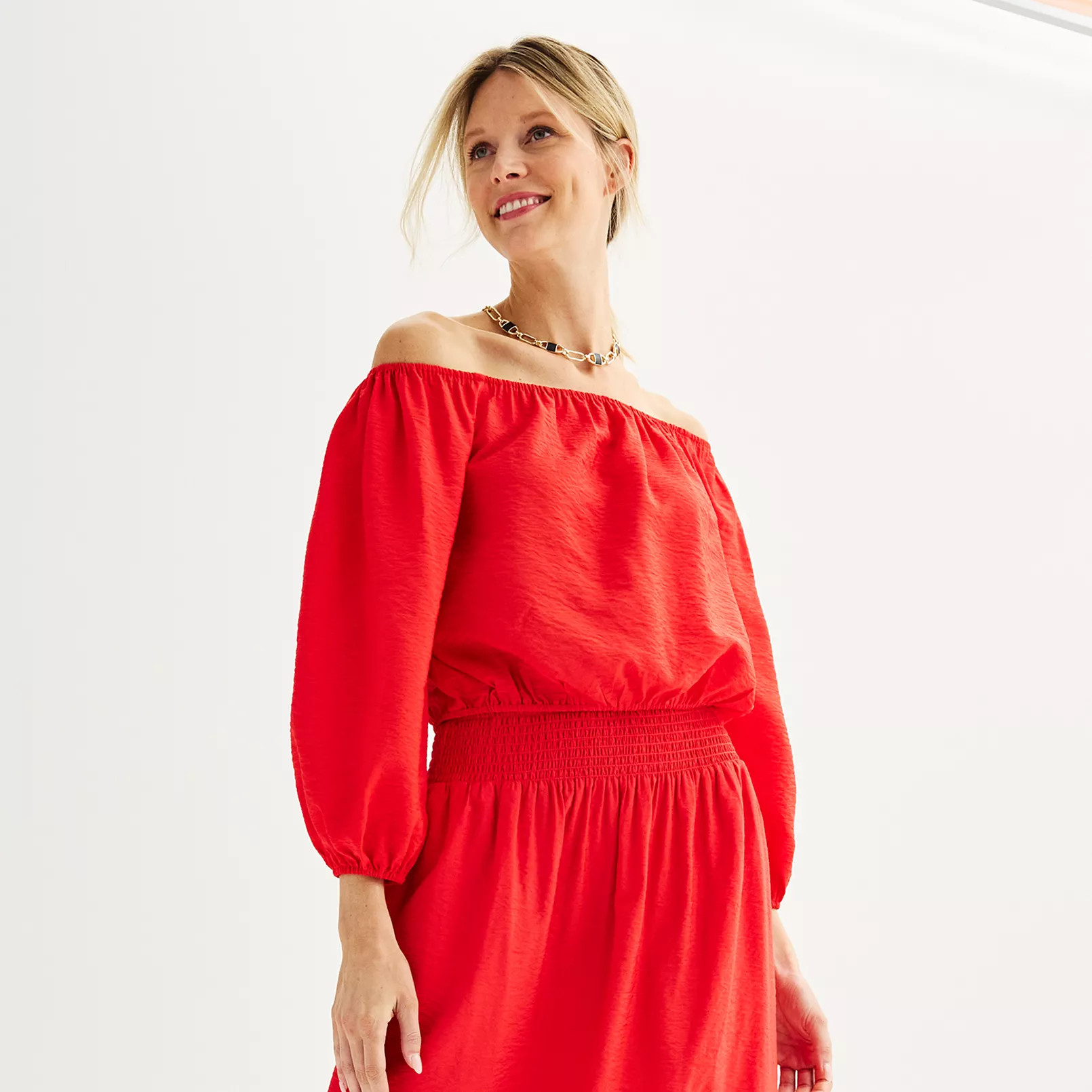 Women's Nine West Bracelet Sleeve Off-The-Shoulder Top | Kohl's