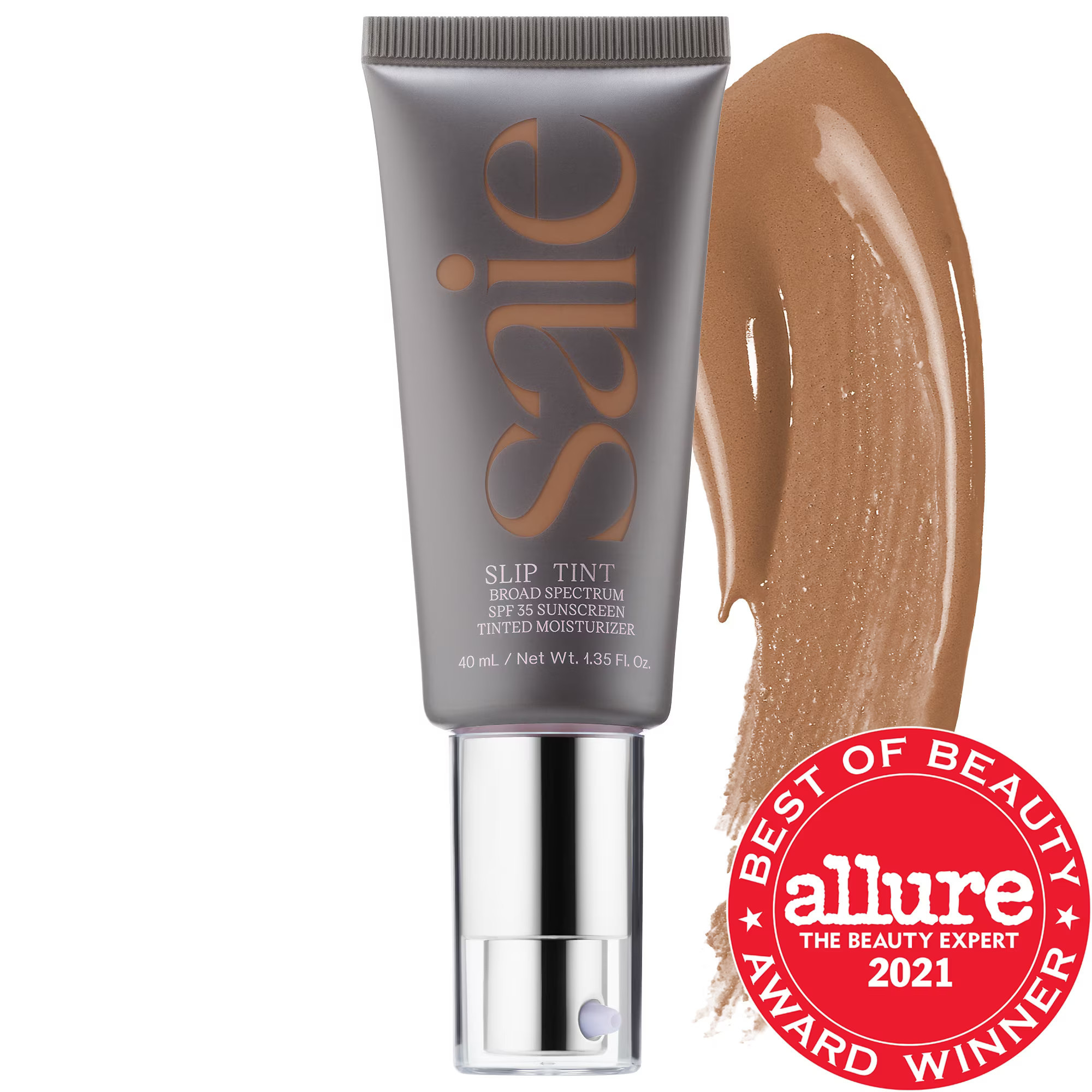 Saie Slip Tint - Lightweight Tinted Moisturizer with Mineral Zinc SPF 35 and Hyaluronic Acid Six 1.3 oz/ 40 mL | Sephora (US)