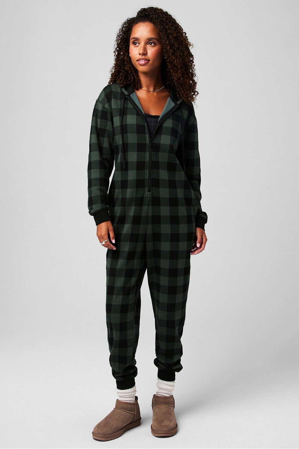 Cozy Fleece Hooded Onesie | Fabletics