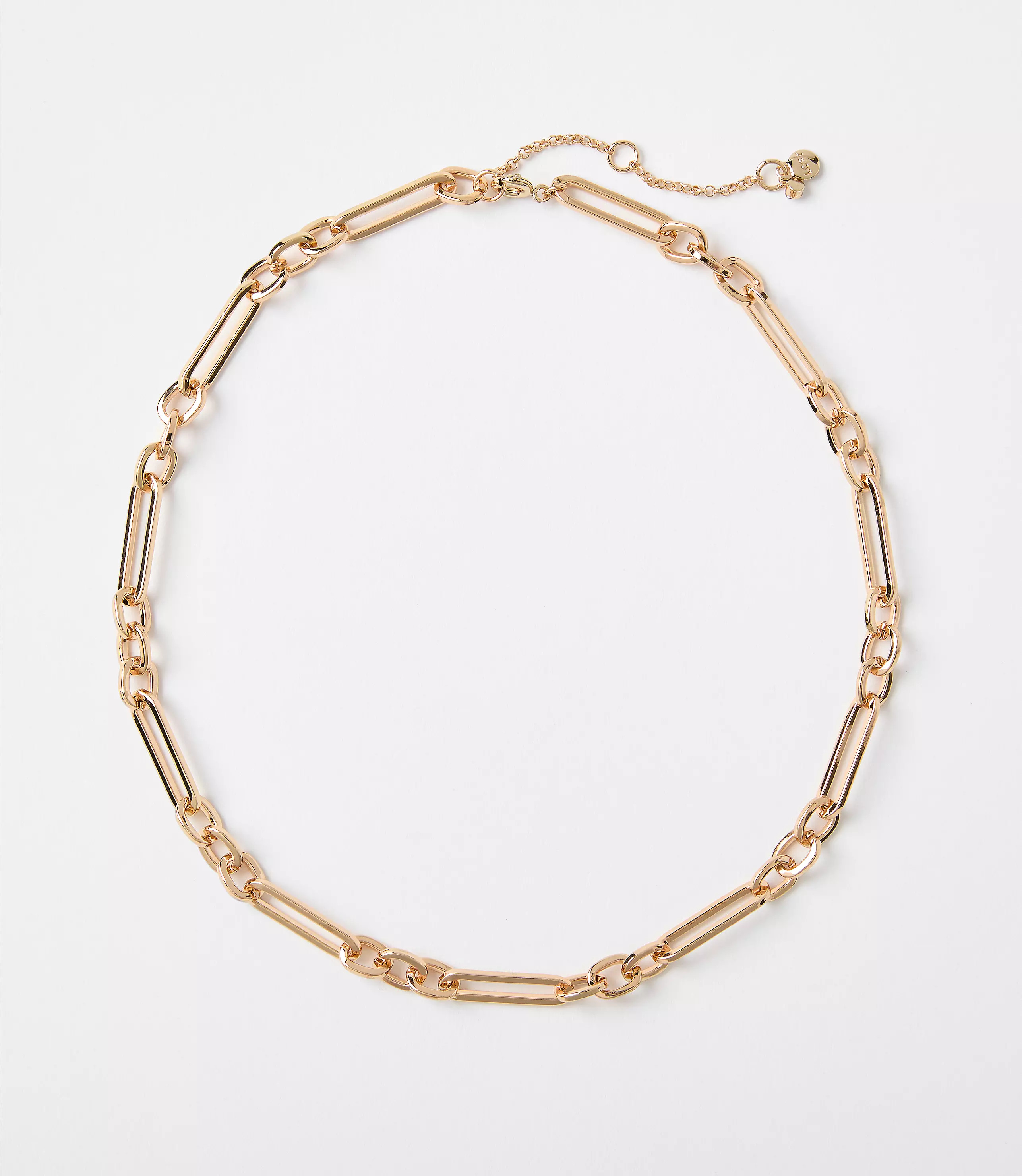Textured Chain Link Necklace | LOFT