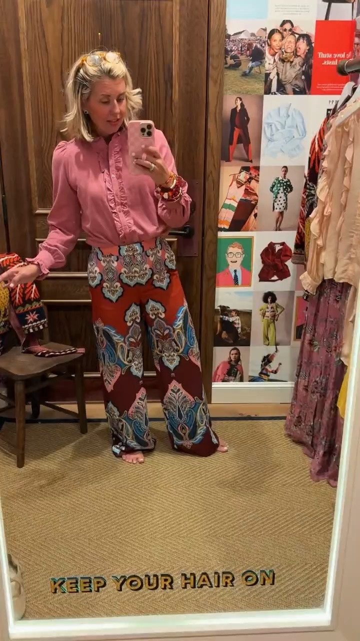 Boden Dressing Room Diaries! These pants are everything!! I’m in a size 0 but need a 2. 
Codes:
*Boden - RNMV 15% off new styles 
*Allie + Bess - Catherine20 

Sizing:
Barrel Jeans - 25 
Ruffle Blouse - 4 (need 2)
Pink Floral Dress - 4 
Pink Sweater - xs 
Denim Dress - 4
Pink Blouse - 2 
Paisley Pants - 0 (need 2)
Gingham Sweater - xs 
Cord pants - 0 (need 2 petite) 
Wrap Cardigan - xs

#LTKdayinmylife #LTKSeasonal #LTKOver40