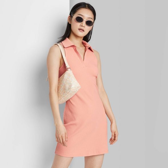 Women's Sleeveless Knit Bodycon Polo Dress - Wild Fable™ | Target