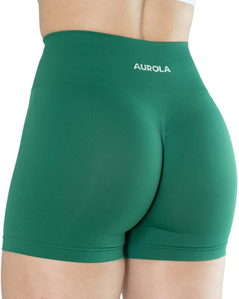 AUROLA Dream Collection Women Workout Shorts High Waist Gym Shorts, Scrunch Butt Seamless Athleti... | Amazon (US)
