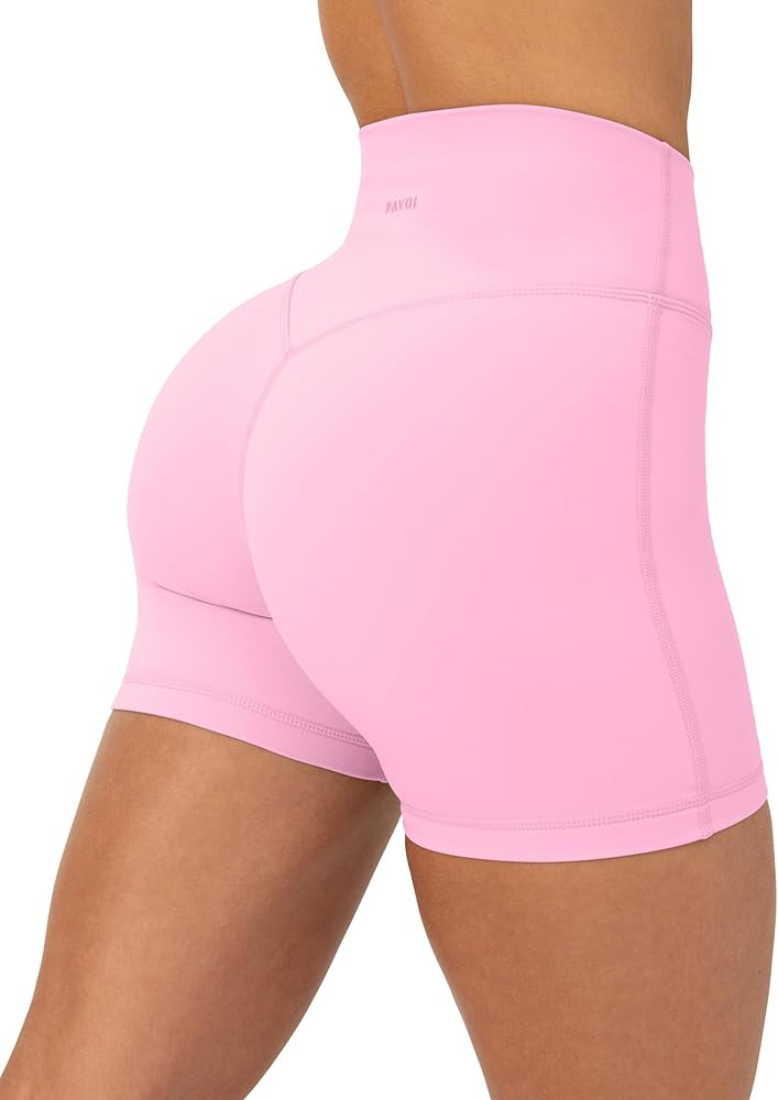 PAVOI ACTIVE Yoga Shorts for Women High Waisted Gym Shorts Buttery Soft Biker Workout Shorts 4" &... | Amazon (US)