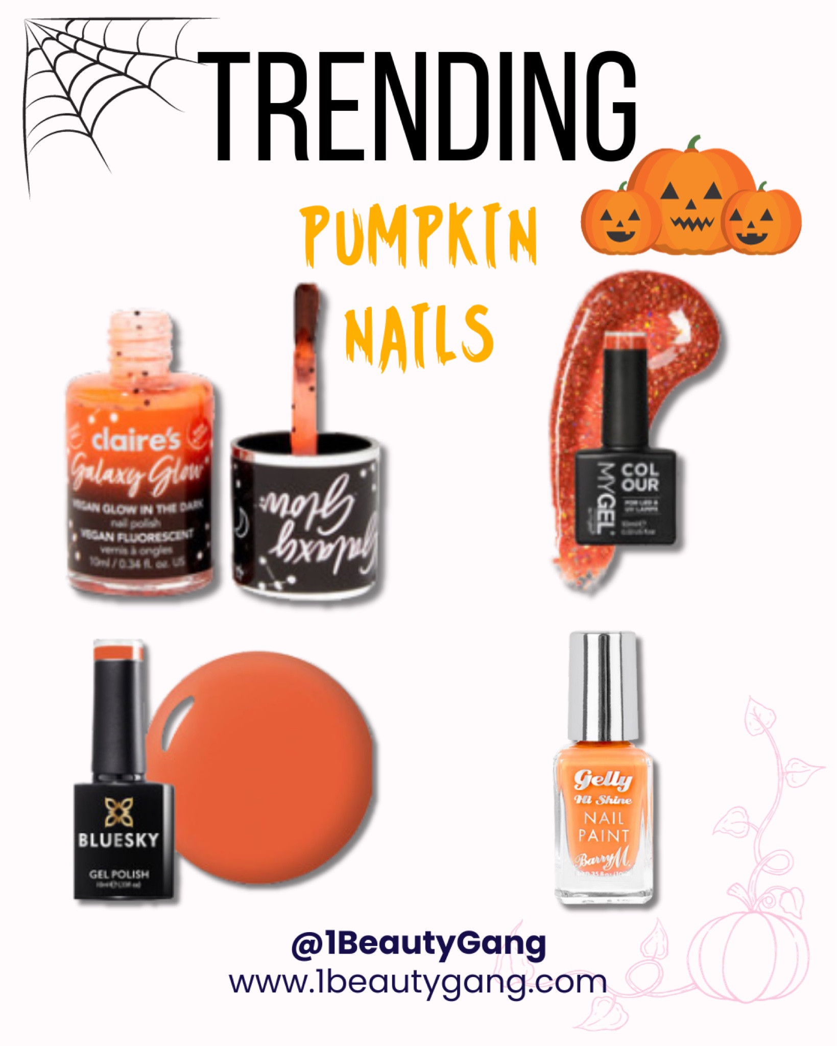 Nailin’ the pumpkin trend this season with these pumpkin-colored nail varnishes!! 🧡 🍂🎃 🍁

#LTKbeauty #LTKstyletip #LTKHalloween