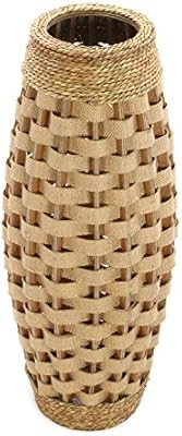 Hosley's 24" High Wood and Grass Floor Vase. Ideal Gift for Weddings, Home Decor, Long dried Flor... | Amazon (US)