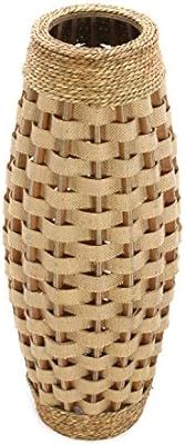 Hosley's 24" High Wood and Grass Floor Vase. Ideal Gift for Weddings, Home Decor, Long dried Flor... | Amazon (US)