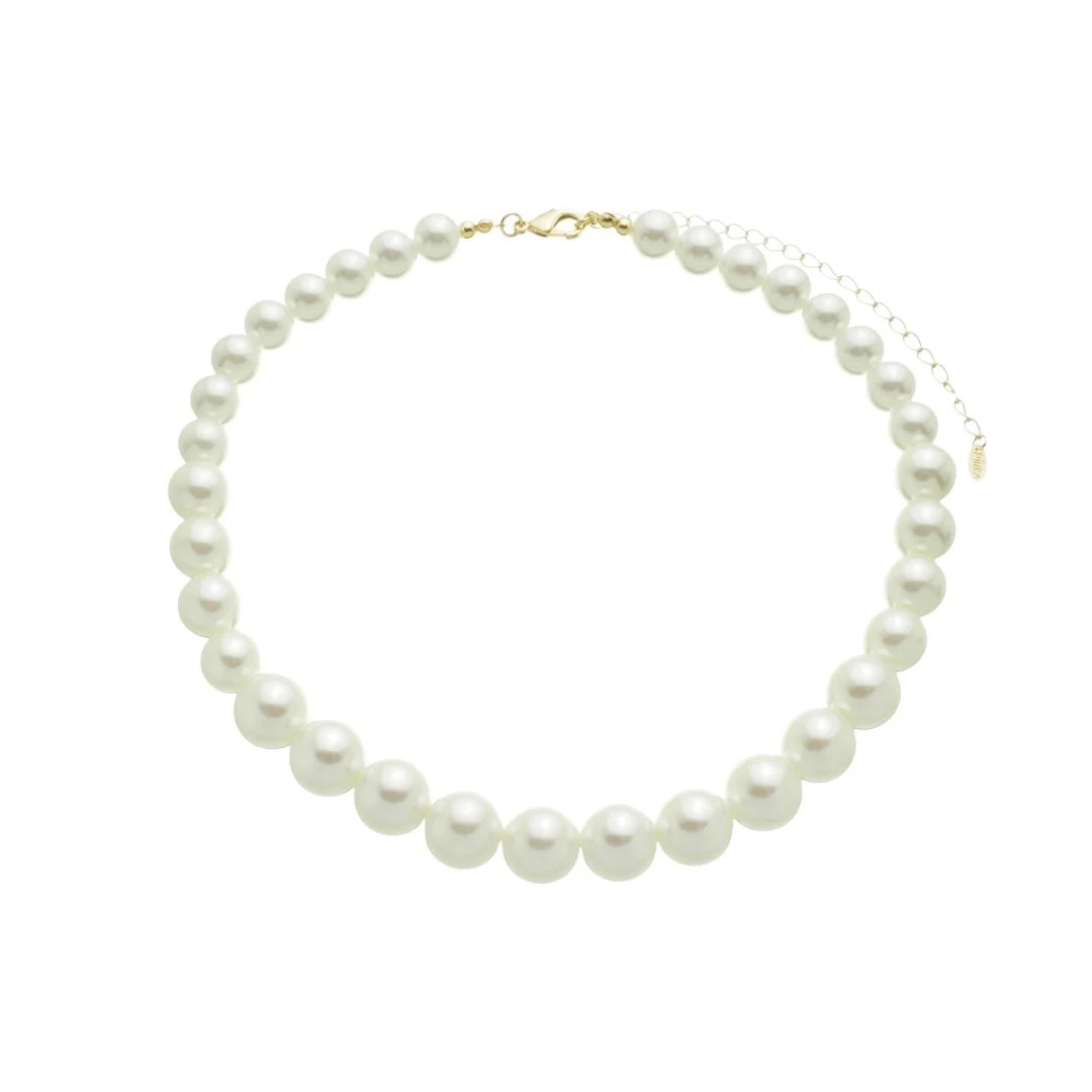 COLAR DE PÉROLAS DEGRADÊ CATHERINE FOLHEADO A OURO 18K Dourado | Renner (BR)