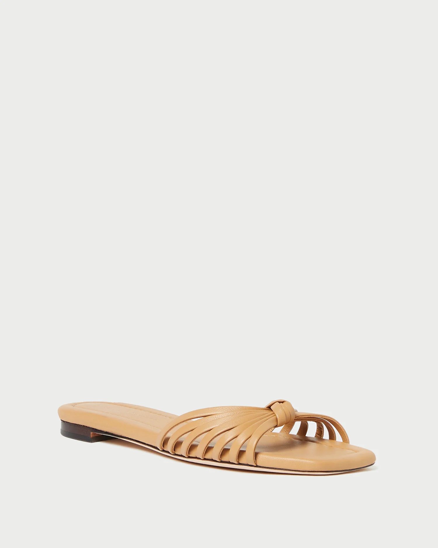 Izzie Dune Leather Knot Sandal | Loeffler Randall