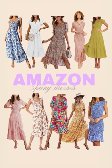 Amazon spring dresses 

#LTKfindsunder50 #LTKsalealert #LTKstyletip