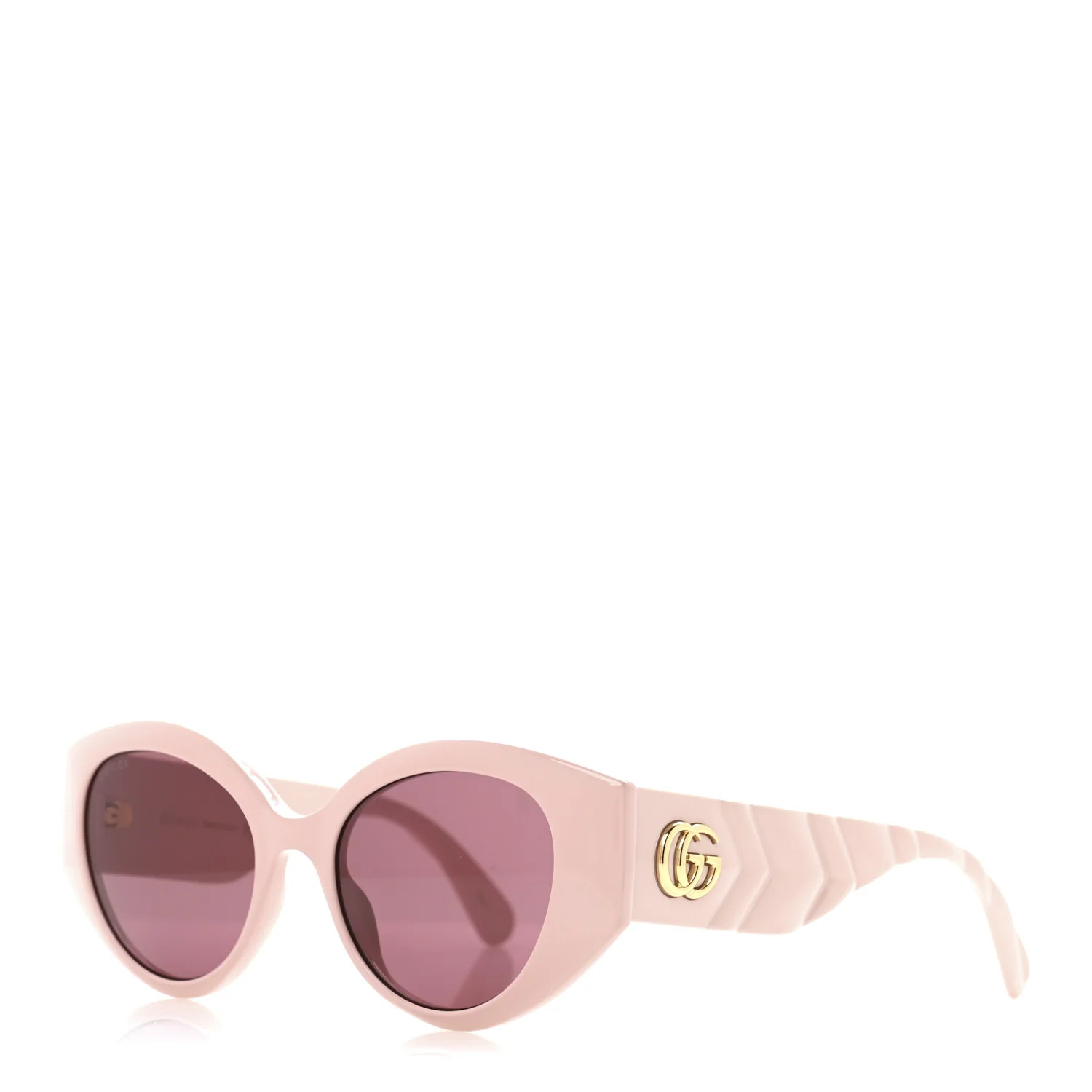 Acetate GG Cat Eye Sunglasses GG0809S Pink | FASHIONPHILE (US)