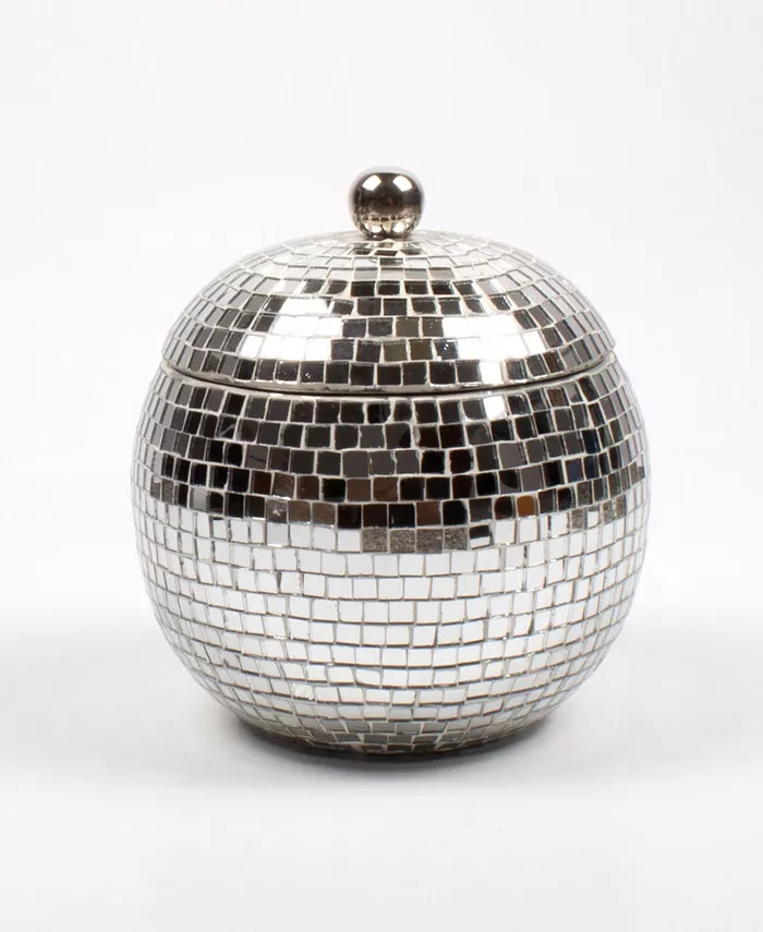 8 Oak Lane Metal Disco Ball Ice Bucket - Macy's | Macy's