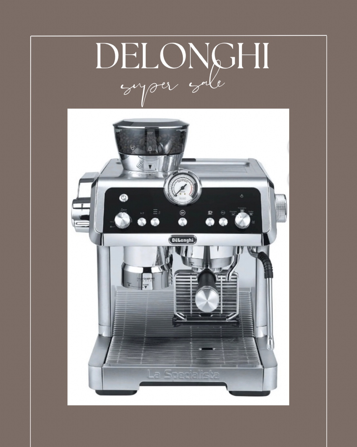 DELONGHI SPECIALISTA ON SUPER SALE! Have never seen it at this price! 