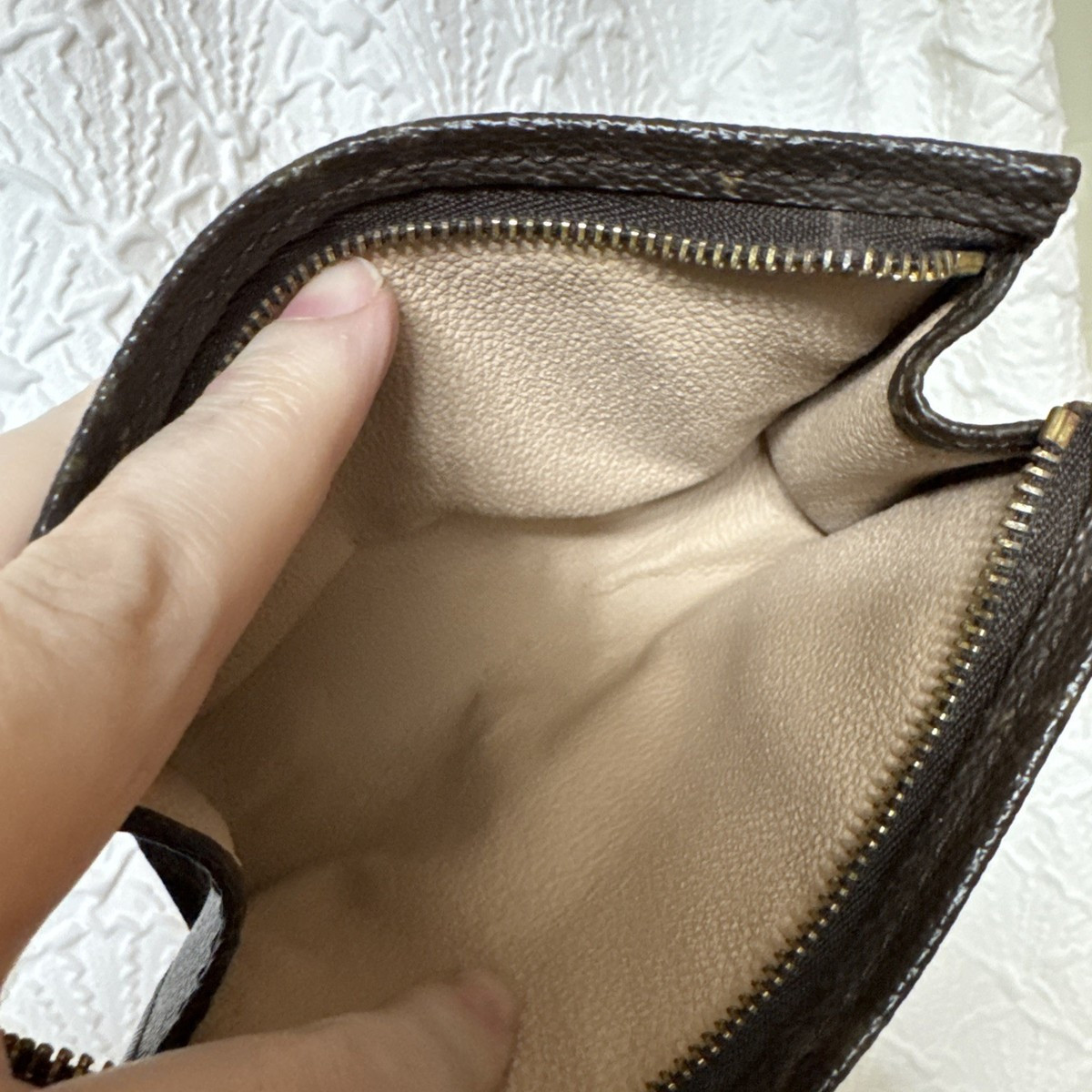 EUC! Louis Vuitton Nice Cosmetic Bag poche 15 Toiletry Bag Mono Makeup pouch | eBay US