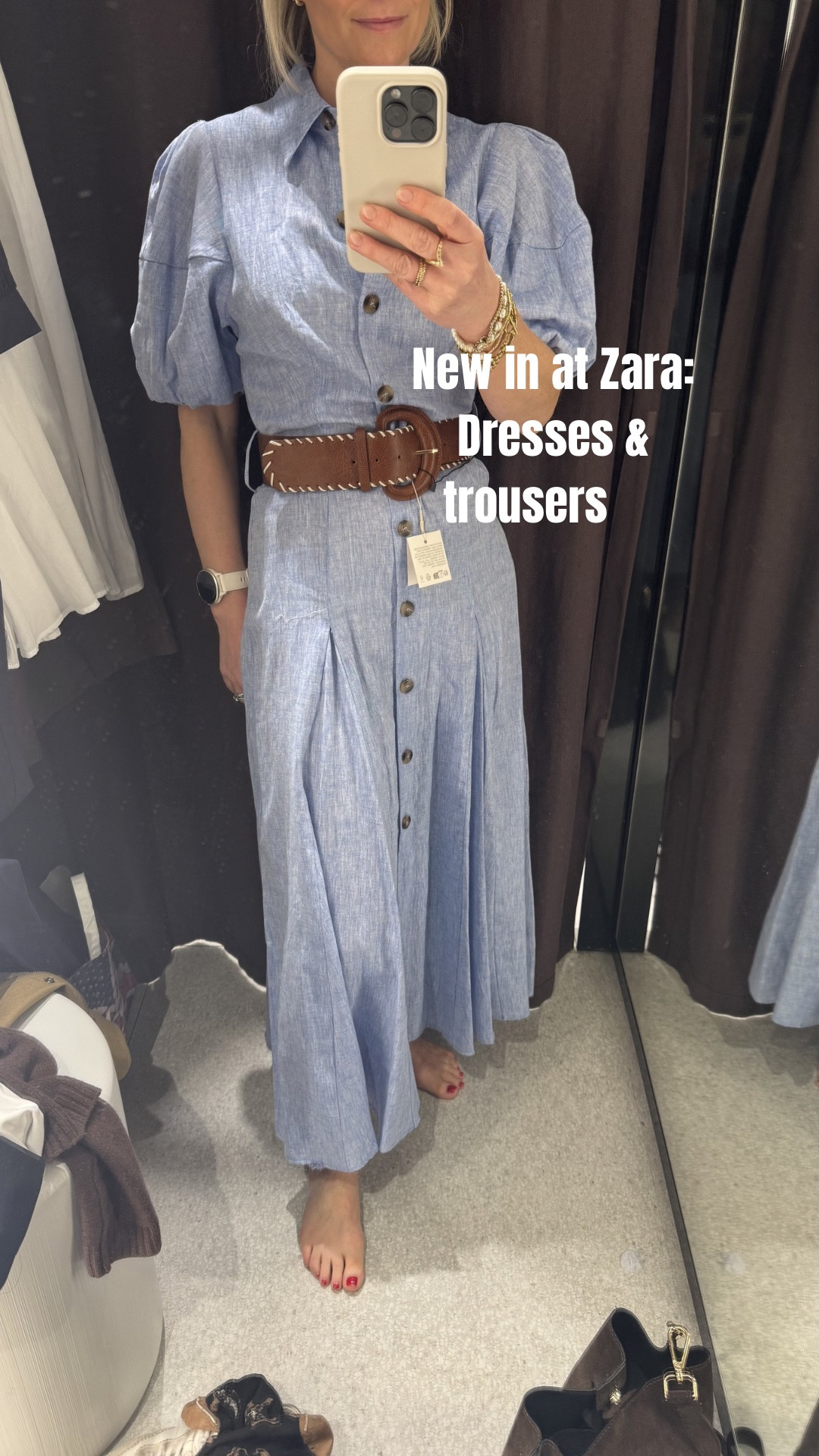 New in at Zara: Shirt dresses and trousers

Wedding XS in all pieces. 

The trousers are too big for a 6 but the XS would work for size 8. 

Shirt dresses ok for a size 6. 

Spring outfits 
Dresses 
Shirt dresses 
Linen 
Holiday outfit 
Workwear 

#LTKdresses #LTKspring #LTKuk