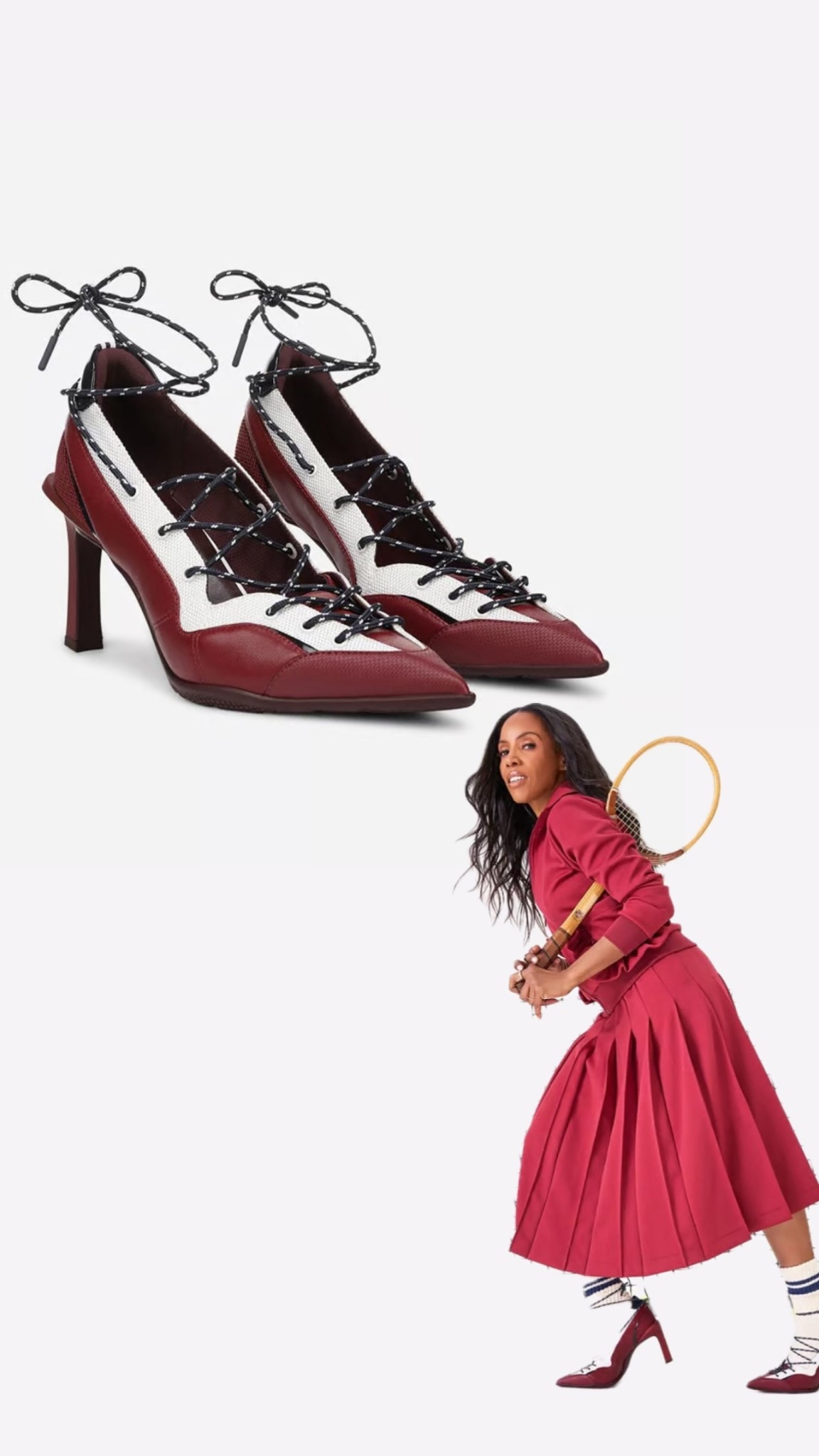 Finally grabbed the @naturalizer x @juneambrose Zyra Lace up Pump. The way this shoe in this particular color is selling out had me trying to check out expeditiously.  I ordered  half a size up so I can wear them with socks. 