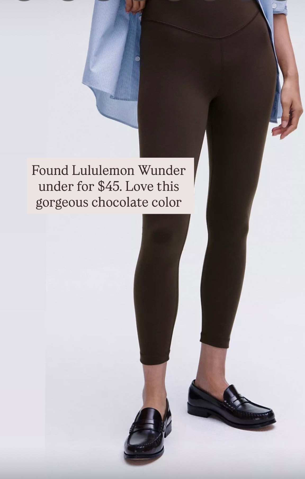 Gorgeous espresso color of Wunder Unders on sale for $45! Lululemon sale

#LTKActive #LTKSaleAlert #LTKFindsUnder50