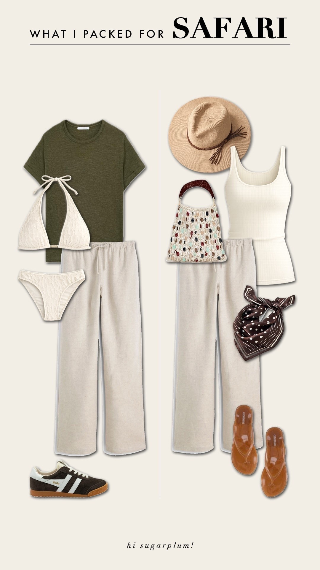 What I Packed for Safari | Hi Sugarplum!

#LTKTravel #LTKOver40 #LTKdayinmylife